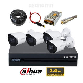 پکیج 4 دوربین مداربسته میان رده داهوا با میکروفون 1200TP-A
