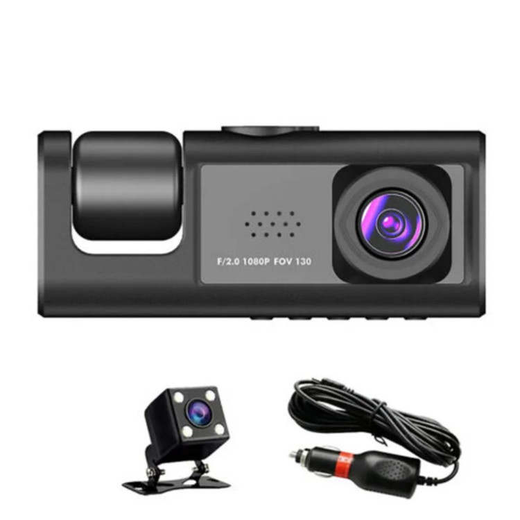 دوربین وایفای دار 3 لنزه خودرو برند BLACK BOX WIFI مدل 2024