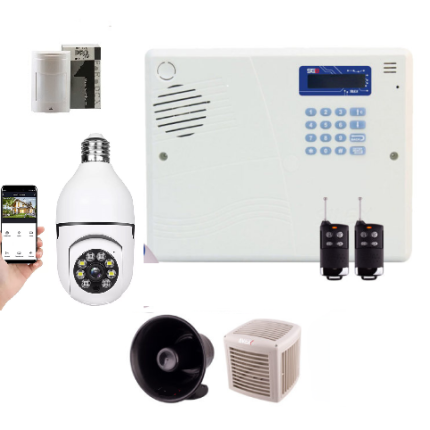 پکیج  دزدگیر کنزل با دوربین مداربسته سیم کارتی سایلکس مدل SG8-4CHPT380