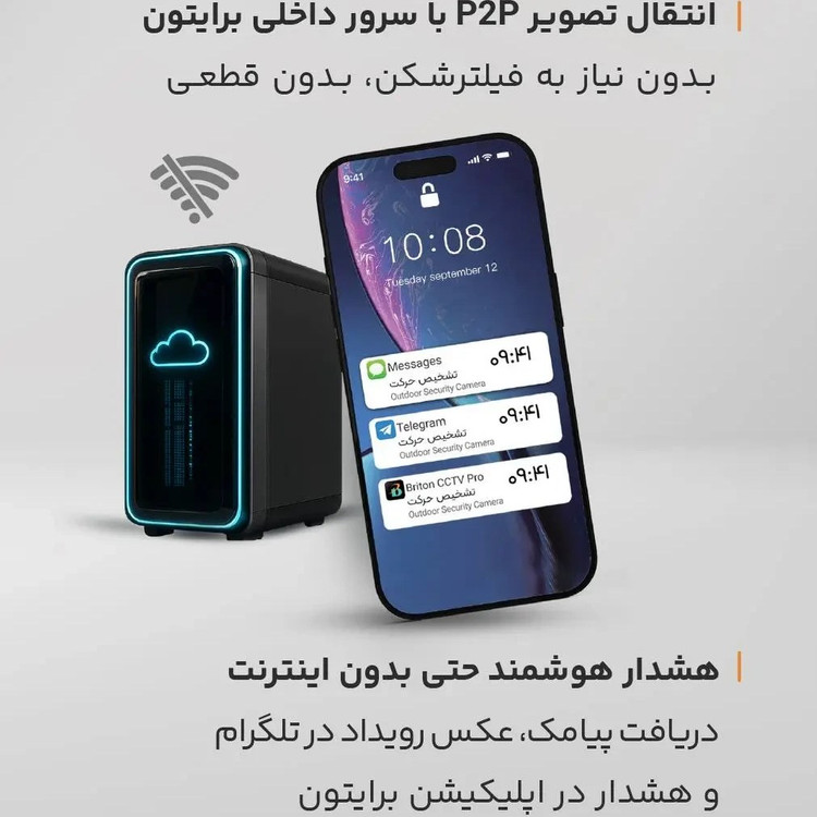 دستگاه دی وی آر برایتون مدل UVR-C08EHB-D78G ظرفیت ۸ کانال